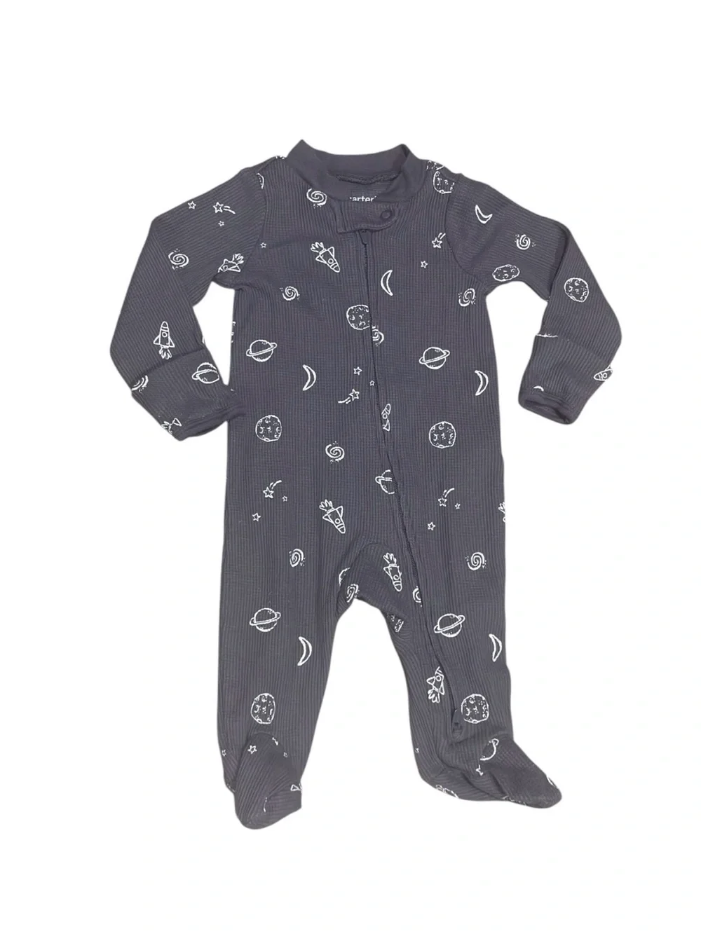 Carter’s Space Print Thermal Footed Sleep & Play - Size 3M